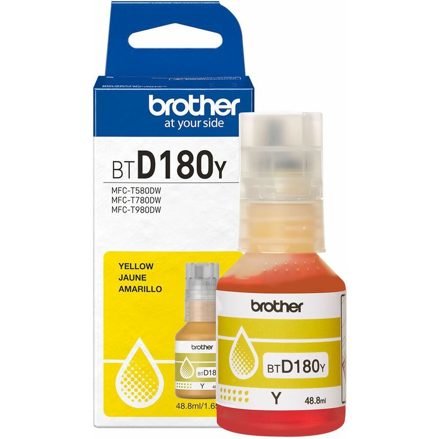 Brother Genuine BTD180Y High Yield Yellow Ink Bottle