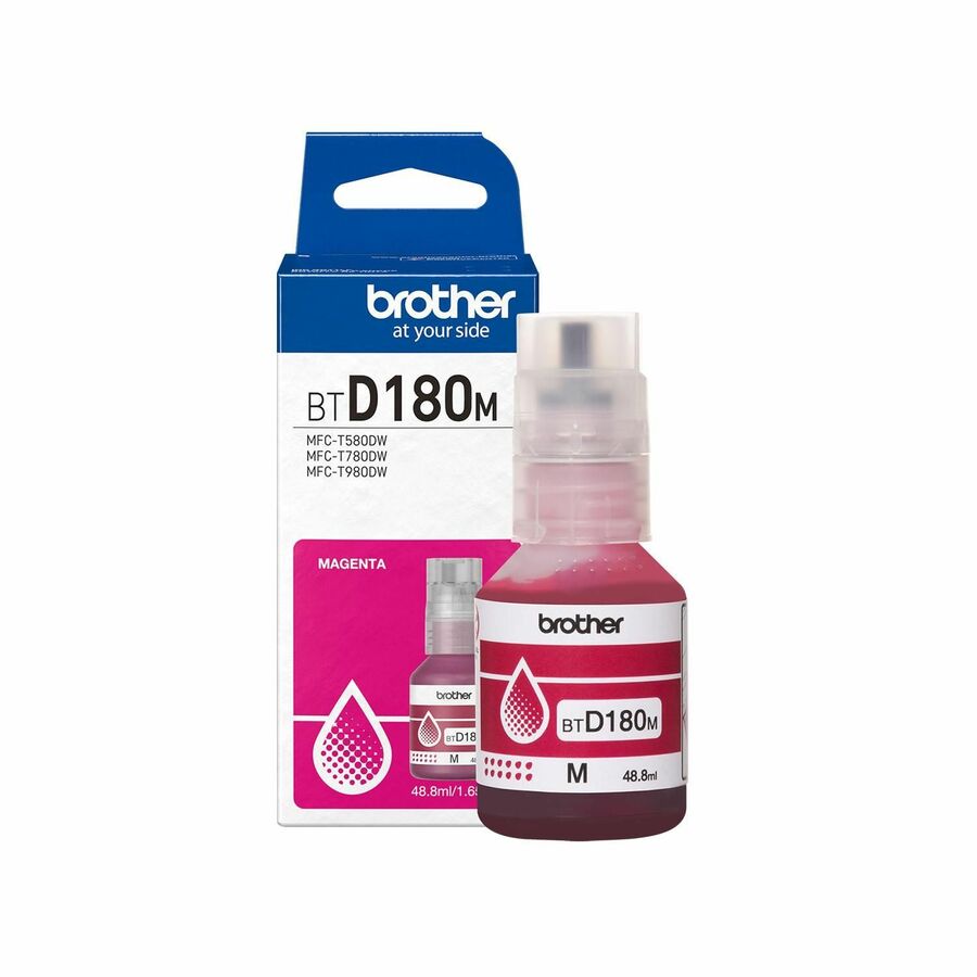 Brother Genuine BTD180M High Yield Magenta Ink Bottle