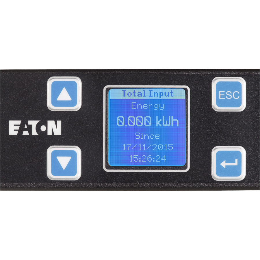 Eaton Metered Input Rack PDU 1.92 kW max 120V 16A 1U 5-20P Single-Phase PDU