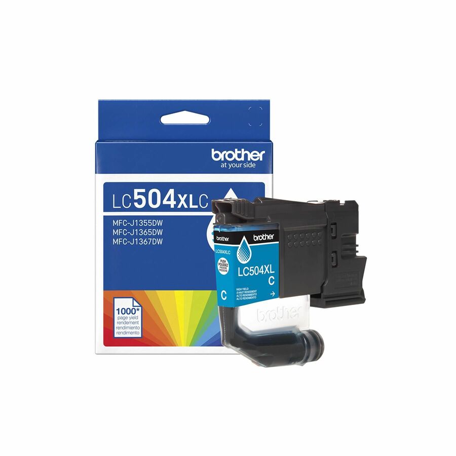 Brother LC504XLC Original High Yield Inkjet Ink Cartridge - Cyan - 1 Each