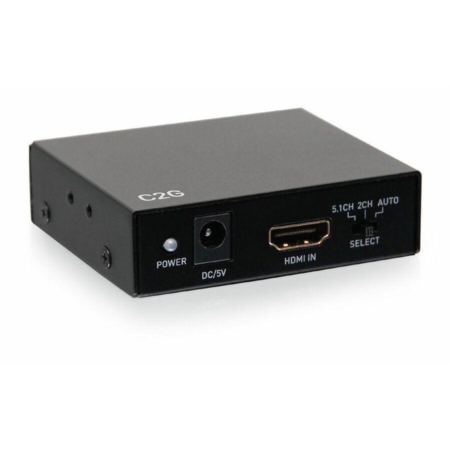 C2G HDMI Audio Extractor with TOSLINK, SPDIF and 3.5mm - 4K 60Hz