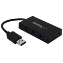 StarTech 4 Port USB 3.0 Hub, USB-A to USB-C & 3x USB-A SuperSpeed 5Gbps, Self or USB Bus Powered, USB BC 1.2 Charging Hub, TAA