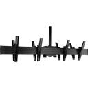 Chief Fusion Large Back-to-Back 2x1 Menu Board Ceiling TV Mount - For 40-55 Inch Flat Panel TVs - Black