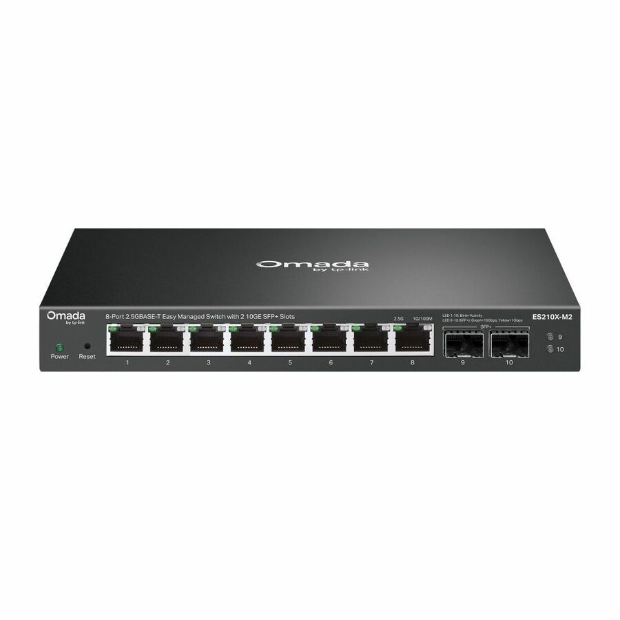 Omada 8-Port 2.5G BASE-T Easy Managed Switch with 2 10GE SFP+ Slots