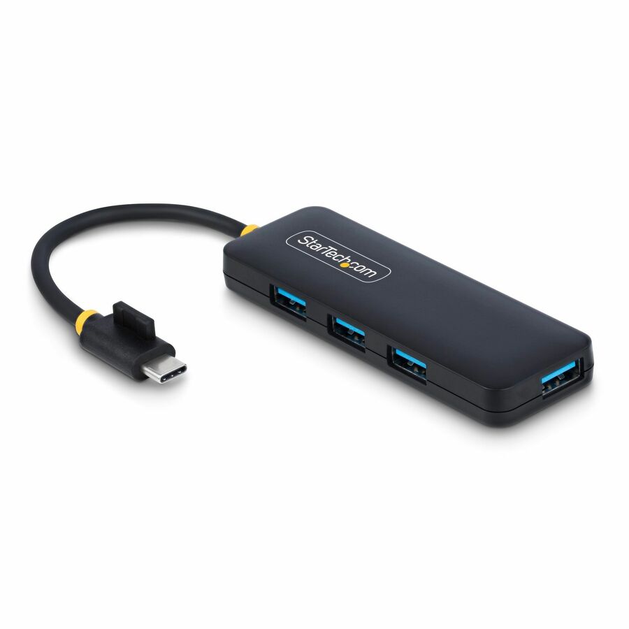 StarTech 4-Port USB-C Hub, 5Gbps, USB-C to 4x USB-A, Bus Powered, Small Travel Mini Hub, USB 3.0 Expansion Hub, Portable