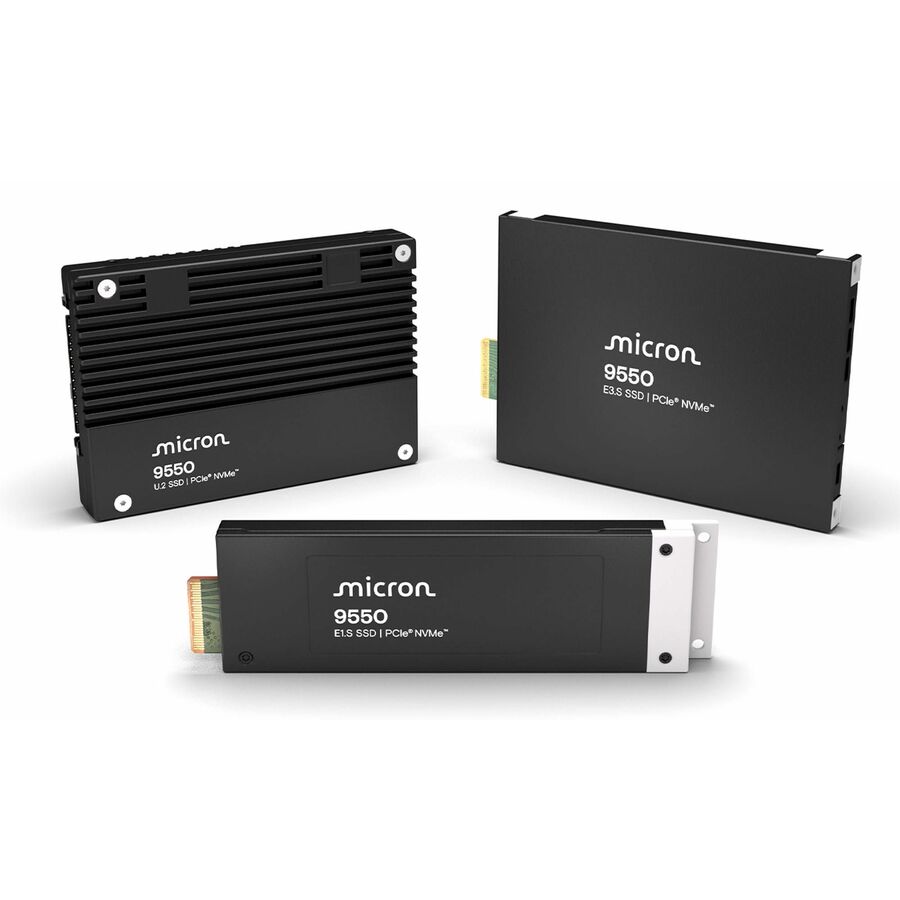 Micron 9550 PRO 3.75 TB Solid State Drive - E1.S (15 mm) Internal - PCI Express NVMe