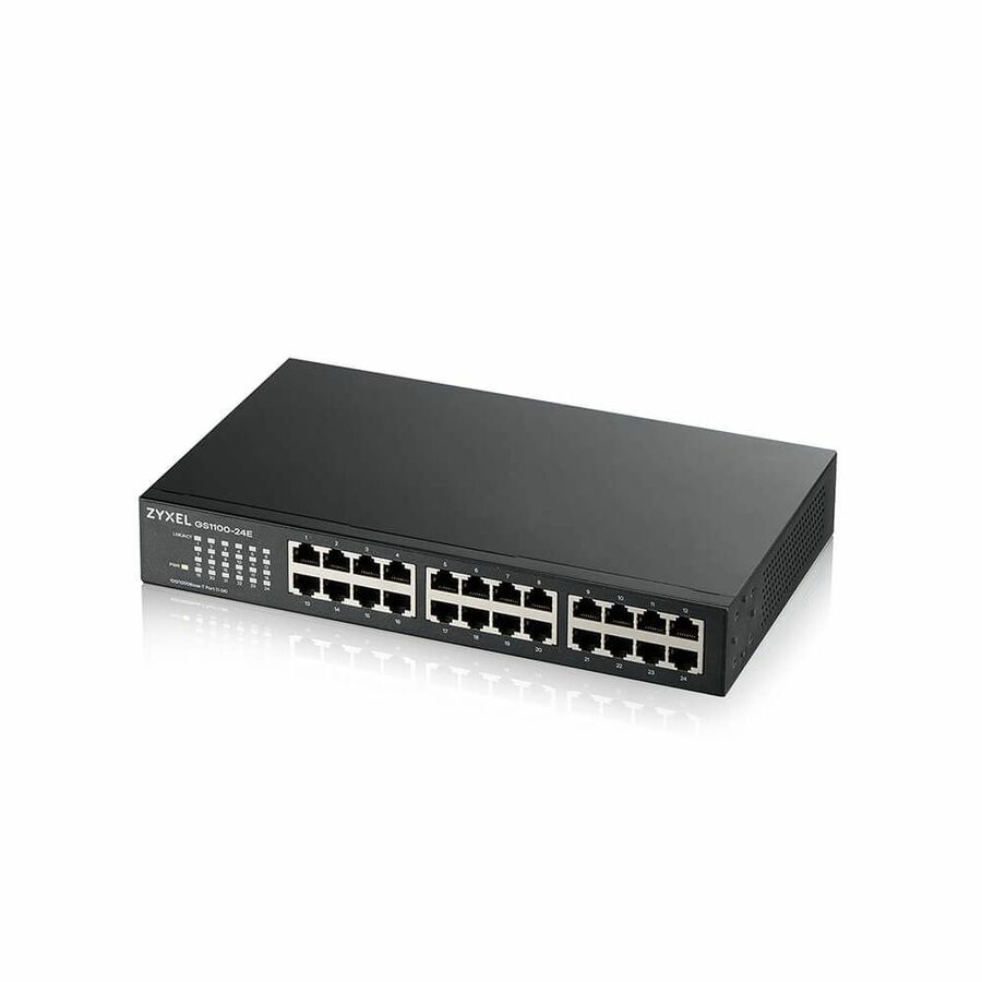 ZYXEL GS1100-24E 24-Port Gigabit Ethernet Switch (Compact Desktop Design)