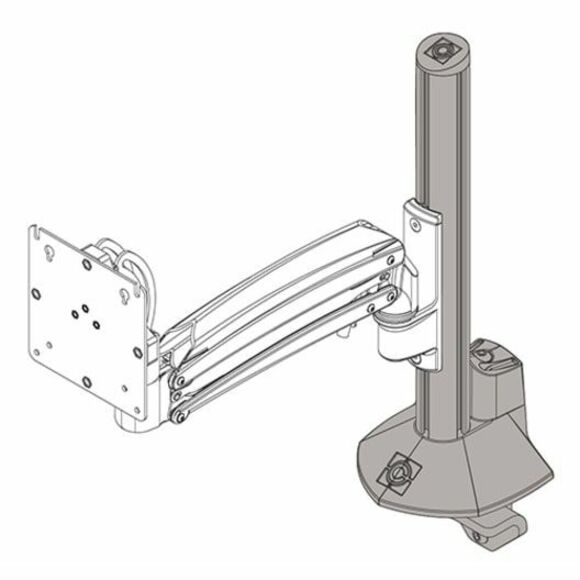 Chief Clamp Mount for Mounting Arm, Desk Mount - Silver