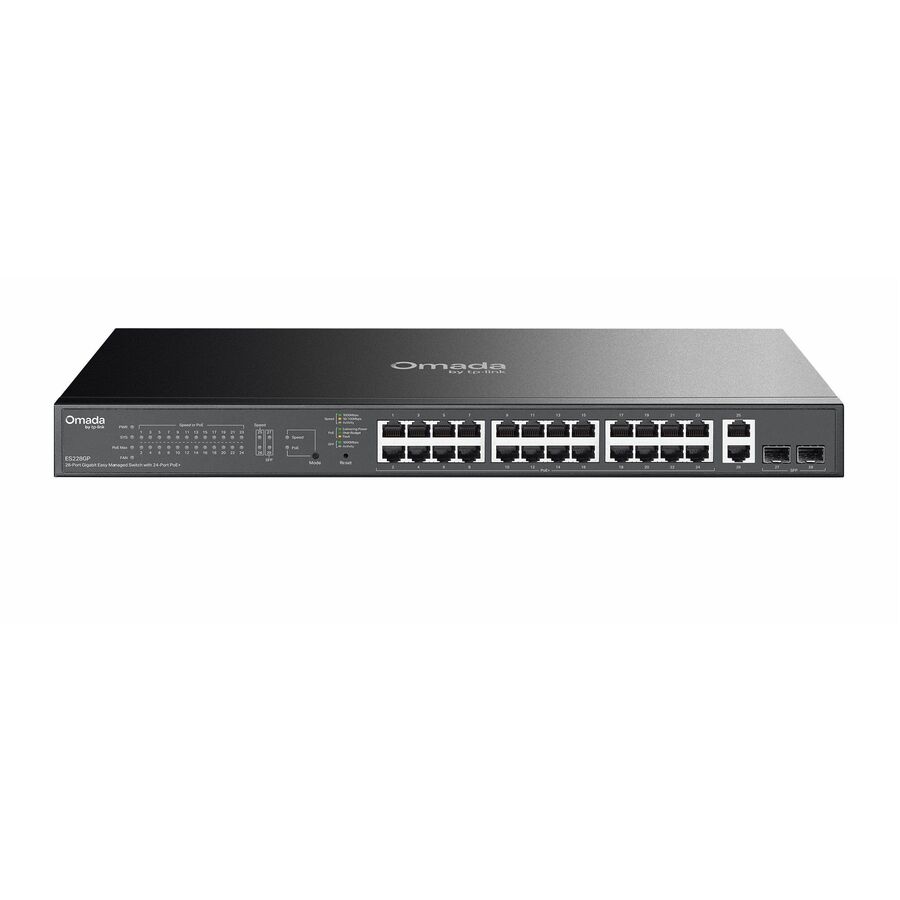 Omada 28-Port Gigabit Easy Managed Switch with 24-Port PoE+