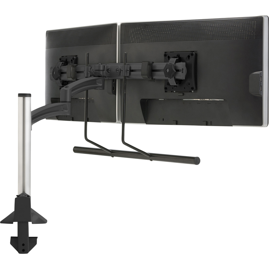 Chief Kontour K2C Articulating Dual Monitor Arm Desk Mount - Monitor Mount - For 10-24 Inch Monitors - Black