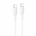 Belkin BoostCharge USB-C to USB-C Cable 60W, 6.6ft/2m, White
