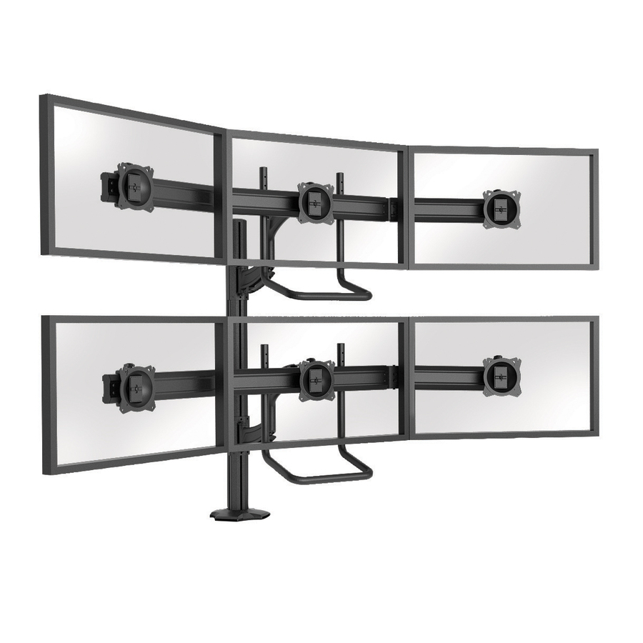 Chief Kontour 3x2 Display Monitor Mount - For Displays 10-24" - Black