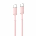 Belkin BoostCharge USB-C to USB-C Cable 60W, 6.6ft/2m, Pink
