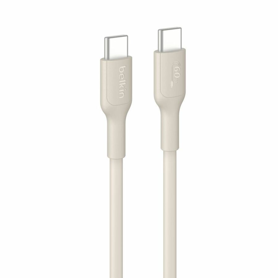 Belkin USB-C to USB-C Cable 60W, 6.6ft/2m, Sand
