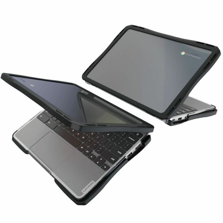 Rugged Hard Shell Air Style Case for Lenovo 100e / 100w Gen 4/5 (Intel) Chrome & Windows