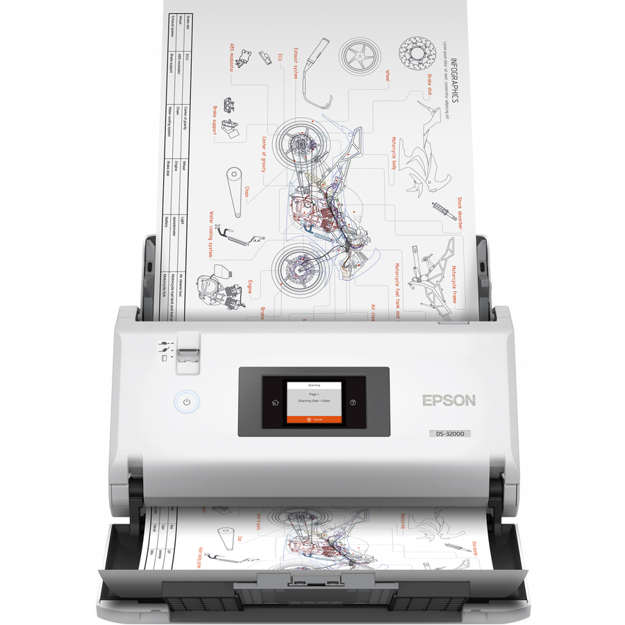 Epson DS-32000 Large Format Sheetfed Scanner - 1200 dpi Optical