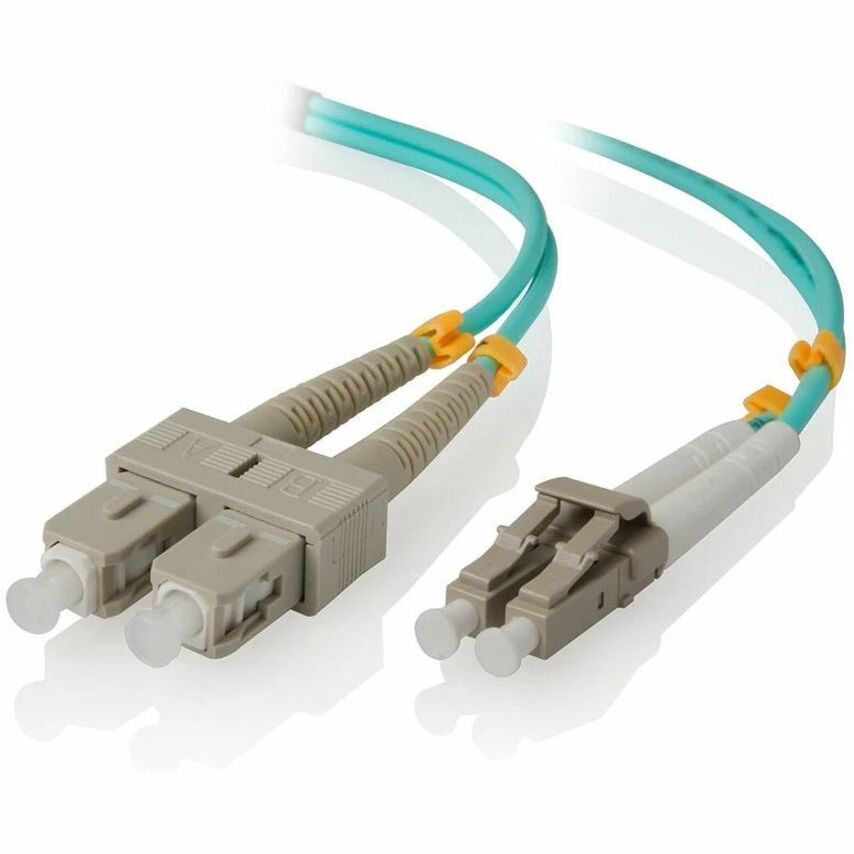 ALOGIC 25m (82.02ft) LC-SC 10G Multi Mode Duplex LSZH Fibre Cable 50/125 OM3