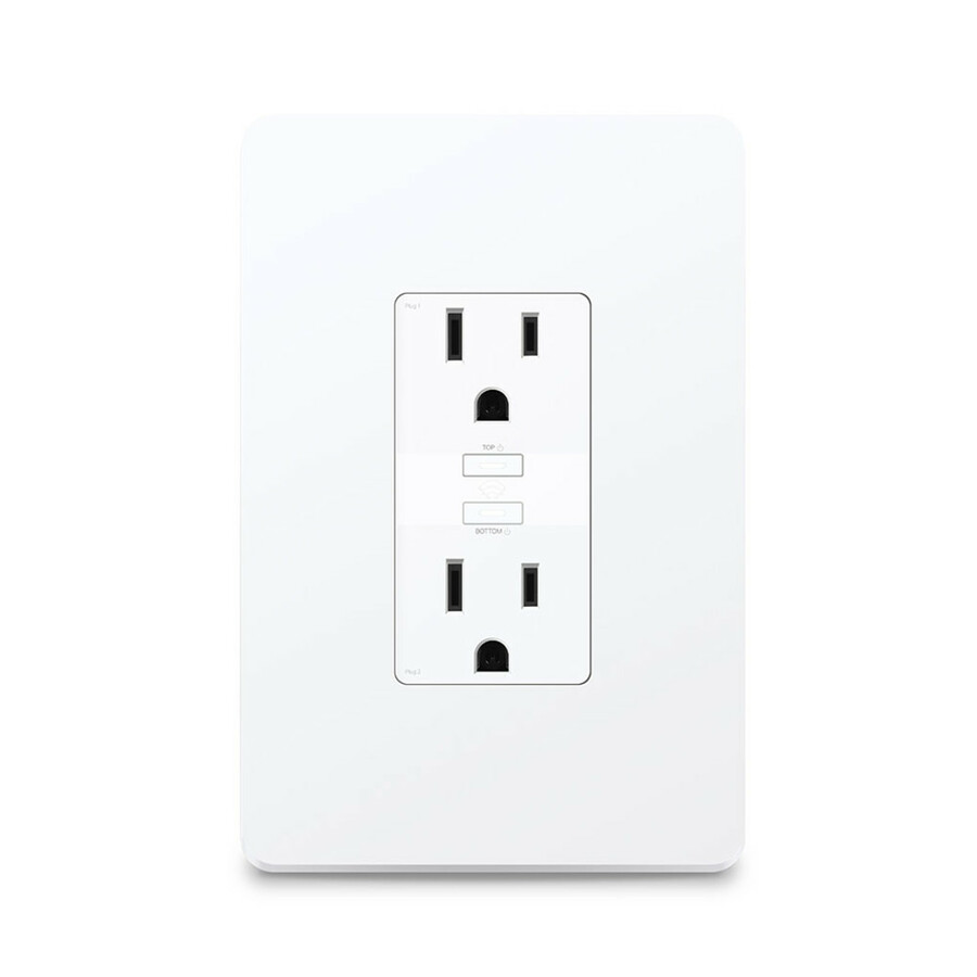 TP-Link Kasa Smart KP200 - Kasa Smart Plug, In-Wall Smart Home Wi-Fi Outlet