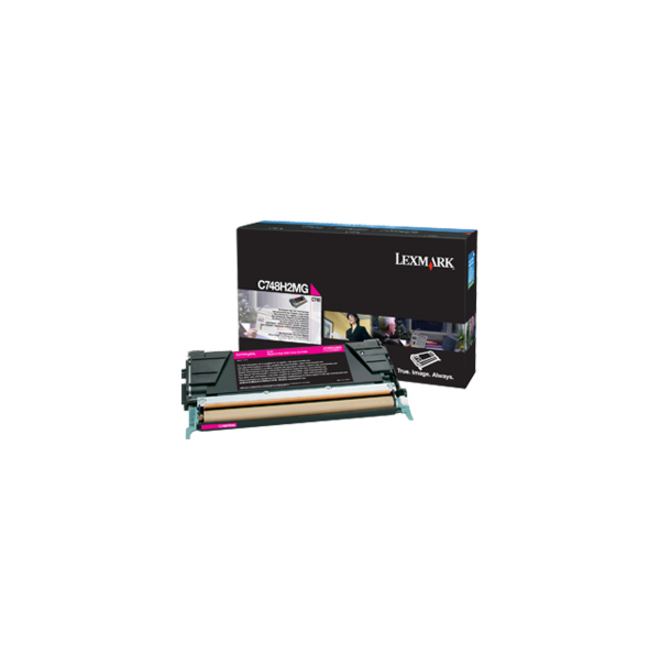 Lexmark High Yield Laser Toner Cartridge - Magenta - 1 / Pack