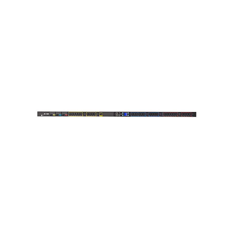 Eaton Metered Input rack PDU, 0U, 309-360P6W input, 11.5 kW max, 200-240V, 48A, 6 ft cord, Single-phase, Outlets: (30) C13 Outlet grip, (6) C19 Outlet grip