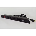 Wiremold Plug-In Outlet Center J60 6-Outlet Power Strip