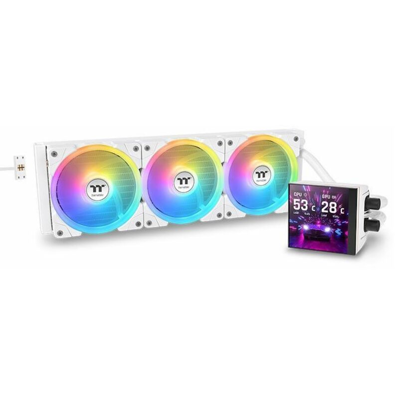 Thermaltake MAGFloe 420 Ultra ARGB Sync AIO Liquid Cooler - Snow Edition - 1 Pack