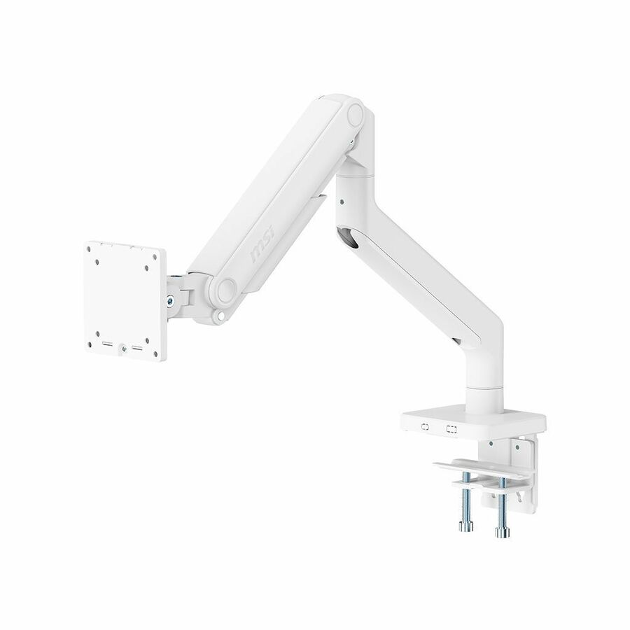 MSI Mounting Arm for Monitor, Flat Panel Display, Curved Screen Display, Display - Matte White