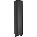Chief Fusion LBM Video Wall Height Extensions - Extends 18" - Black