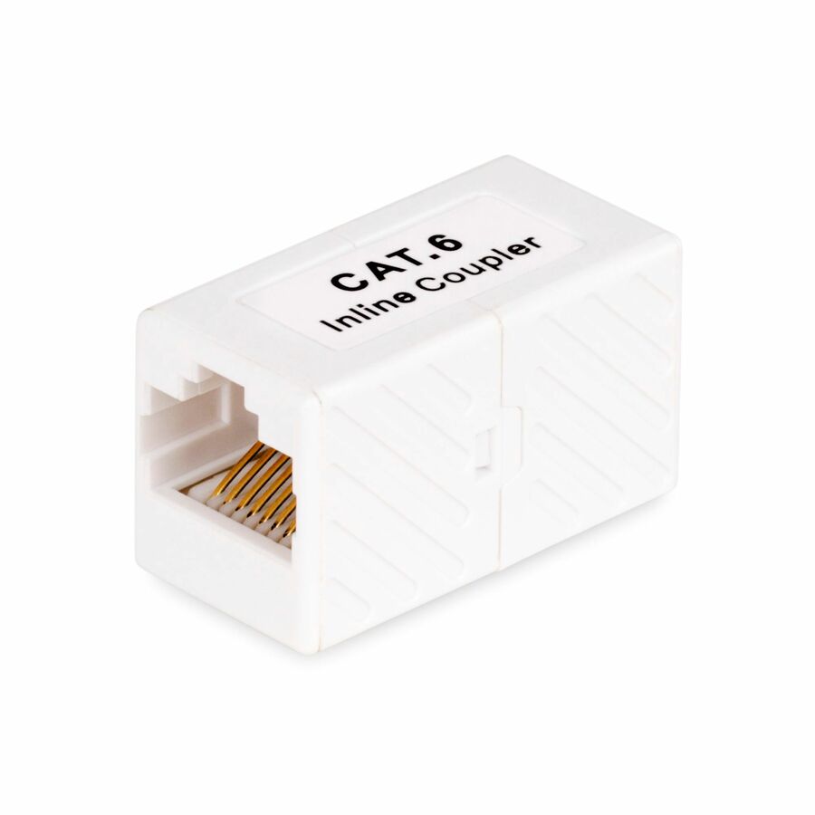 StarTech RJ45 Coupler, Inline Cat6 Coupler, Female to Female (F/F) T568B Connector, Unshielded Ethernet Cable Extension