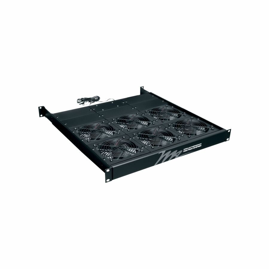 Middle Atlantic 1RU Fan Tray - 6 Fans - 414 CFM