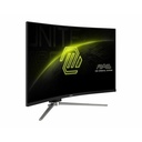 MSI 325CQRXF E2 32" Class WQHD Curved Screen Gaming LED Monitor - 16:9 - Metallic Black
