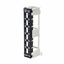 Eaton Tripp Lite Series 12-Port Cat6a Wall-Mount Patch Panel - PoE+ Compliant, 110, 568A/B, RJ45 Ethernet, Offset Ports, TAA