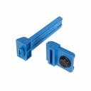 Middle Atlantic Forward Small Device Mounting Clamps - Blue - Pack of 4
