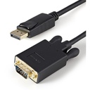 StarTech 3ft (1m) DisplayPort to VGA Cable, Active DisplayPort to VGA Adapter Cable, 1080p Video, DP to VGA Monitor Converter Cable
