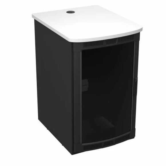 Middle Atlantic BGR-25SA32MDK-D8 Rolling Presentation Rack with Designer White Top
