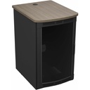 Middle Atlantic Rolling Presentation Rack with Studio Teak Top