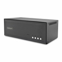 StarTech Secure 4-Port Quad-Monitor KVM Switch, HDMI / DisplayPort / DVI, 4K 60Hz, NIAP 4.0, CAC, Made in the USA