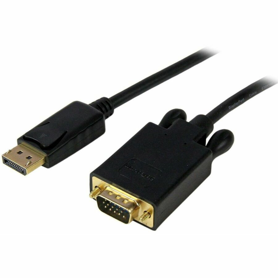 StarTech 6ft (1.8m) DisplayPort to VGA Cable, Active DisplayPort to VGA Adapter Cable, 1080p Video, DP to VGA Monitor Converter Cable