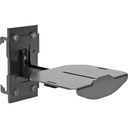 Chief Fusion 8" Center Camera Shelf - Black