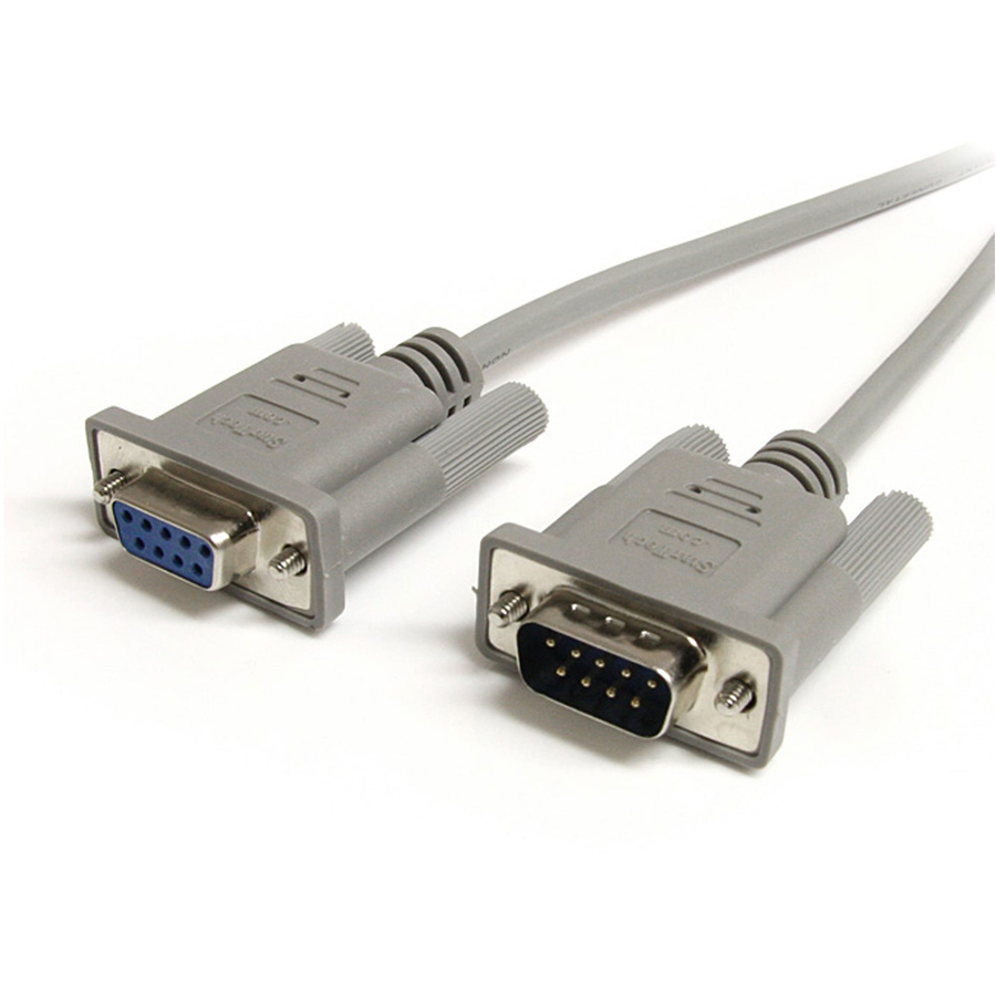StarTech 25 ft Straight Through Serial Cable - DB9 M/F - Serial cable - DB-9 (M) - DB-9 (F) - 7.6 m