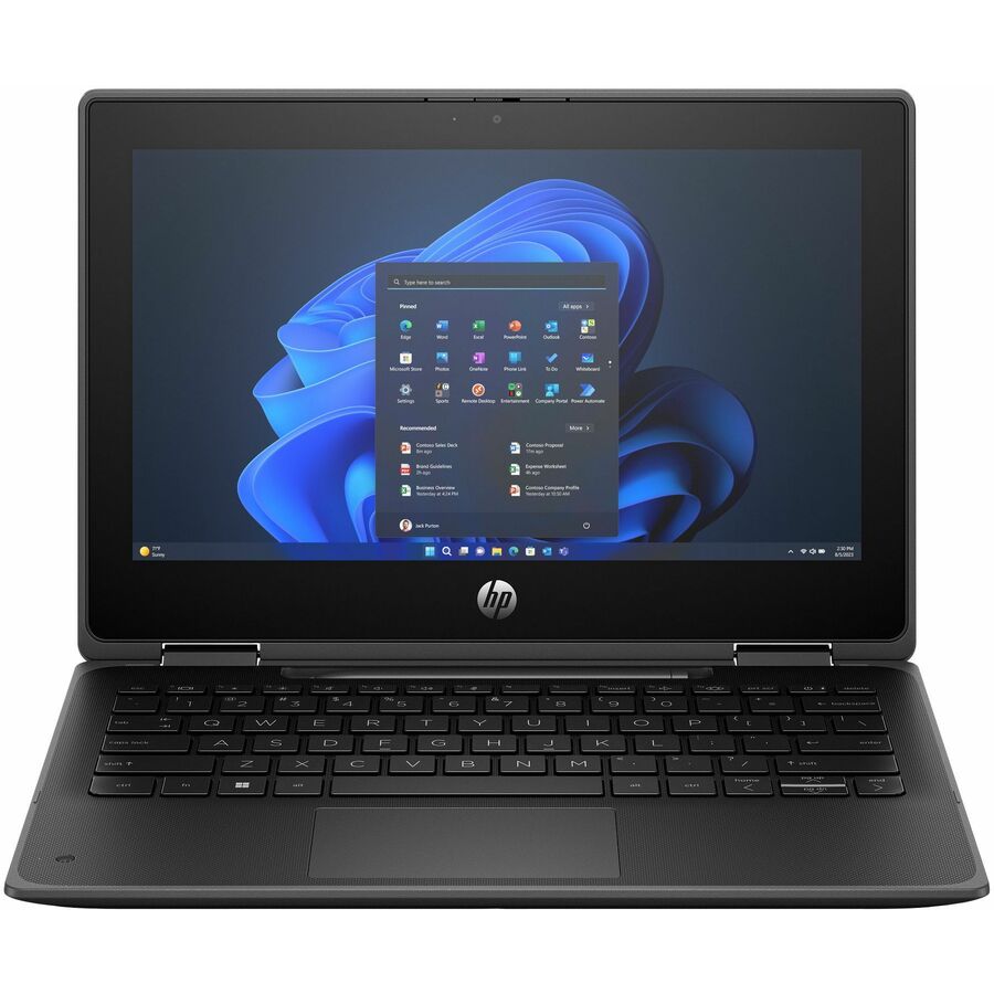 HP Fortis Flip G1i 11.6" Touchscreen Convertible 2 in 1 Notebook - HD - 60 Hz - Intel N-Series N150 - 8 GB - 128 GB SSD
