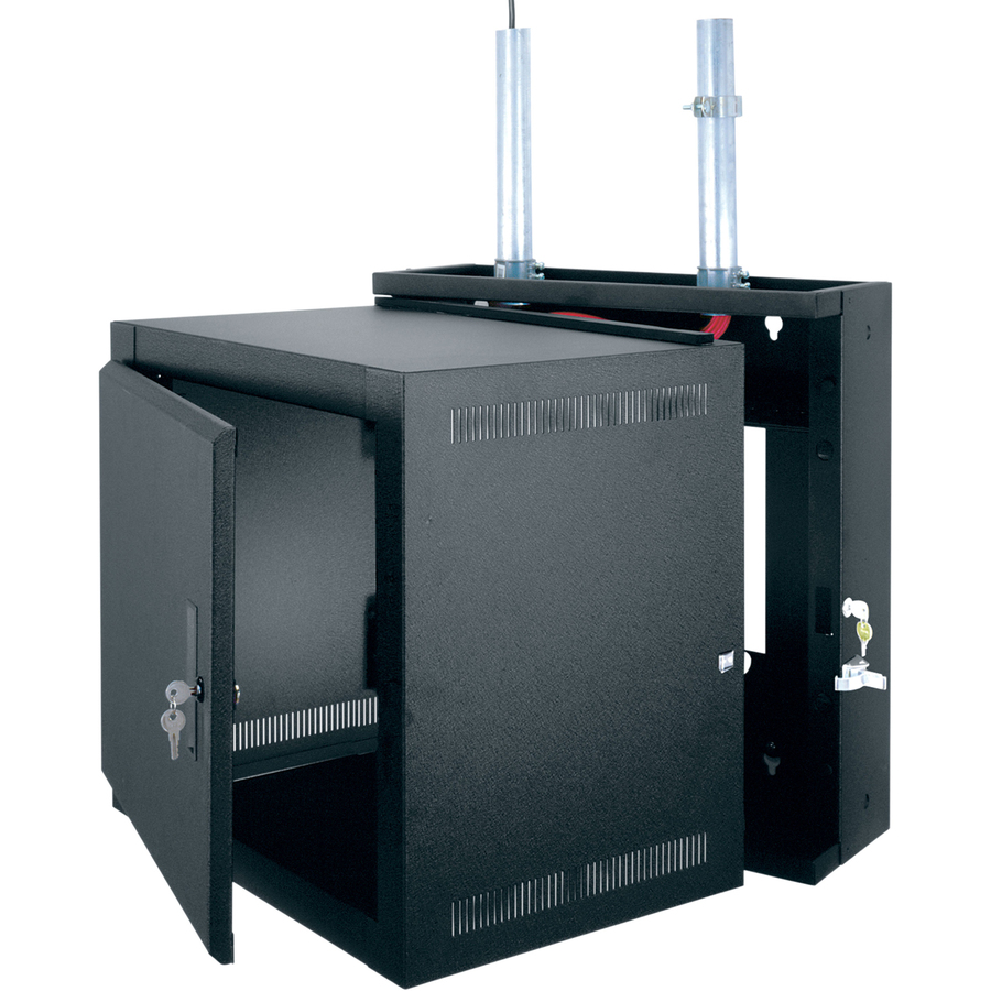 Middle Atlantic EWS Series 12RU Pivoting Wall Rack with Front Door - 17in Depth