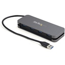 StarTech 4 Port USB 3.0 Hub, 4x USB-A, 5Gbps Laptop/Desktop USB Type-A Hub, USB Bus Powered, 28cm Long Cable with Cable Management