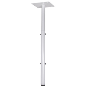 Chief 8" Ceiling Plate Storage Enclosure - With 1.5" Adjustable NPT Column - White