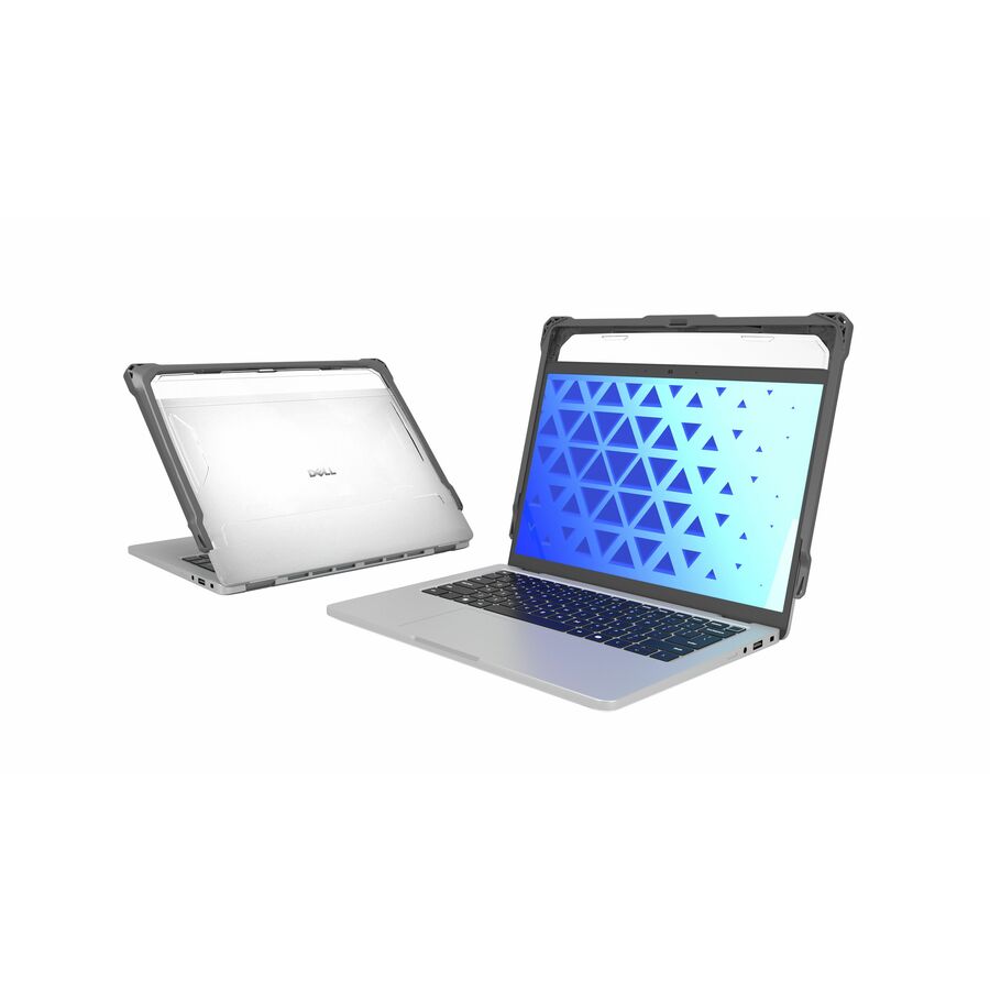 MAXCases Extreme Shell-F TOP ONLY Chromebook Case for Dell Pro Plus 13" 2:1 Convertible (Windows/PB 13255) (Grey)