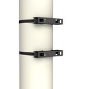 Chief Structural Column Adapter Wall Mount - Landscape Orientation - Black