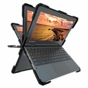 Rugged Hard Shell Case for Lenovo 500e / 500w Gen 4 Chrome & Windows (w/ Stylus Cutout)