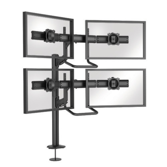 Chief Kontour K4 2x2 Grommet Mounted Array Display Mount - 19-24 Inch Monitors - Black