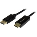 StarTech 16ft (5m) DisplayPort to HDMI Cable, 4K 30Hz Video, DP 1.2 to HDMI Adapter Cable Converter for HDMI Monitor/Display, Passive