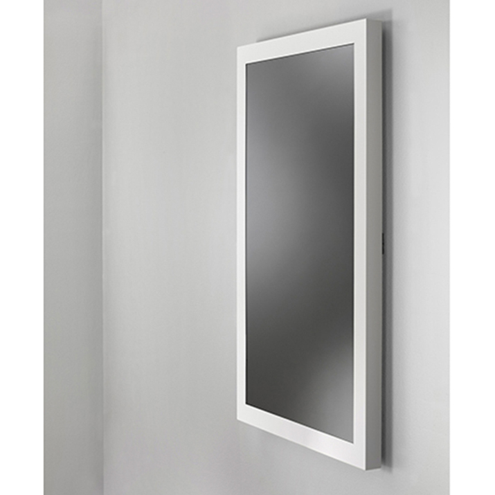 Chief Impact On-Wall Kiosk with Protective Glass - Portrait 65 Inch White